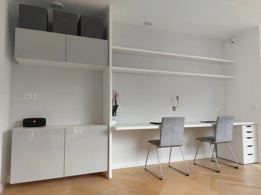 NOVIMANGO Zeshoekige zwevende planken, wandmontage, set van 6 houten NOVIMANGO Zeshoekige zwevende planken, wandmontage, set van 6 houten