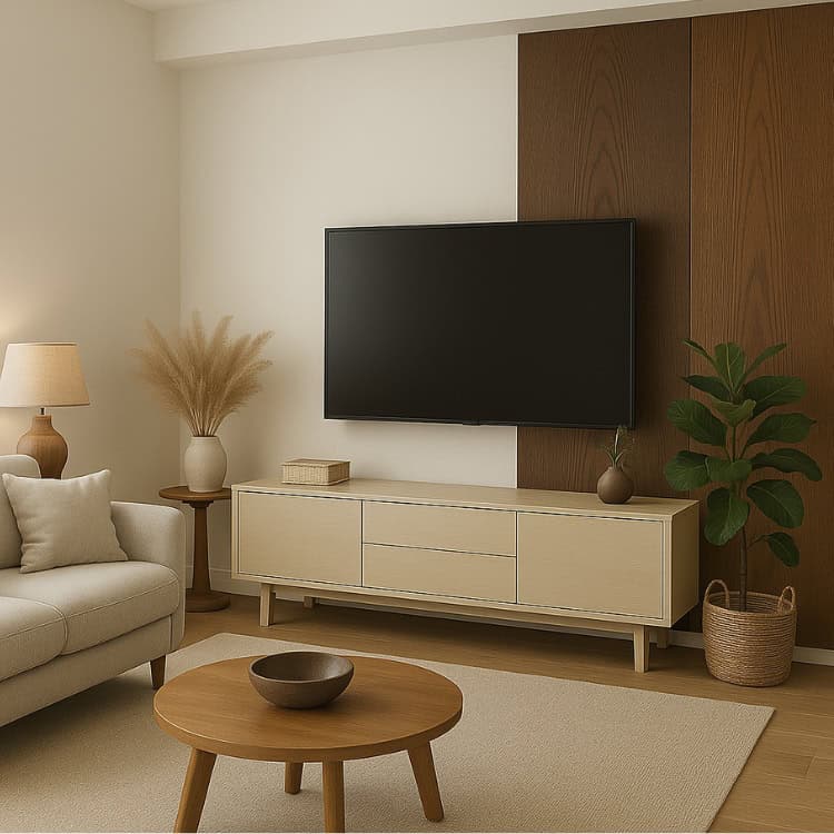 Decoratieve wandpanelen hout