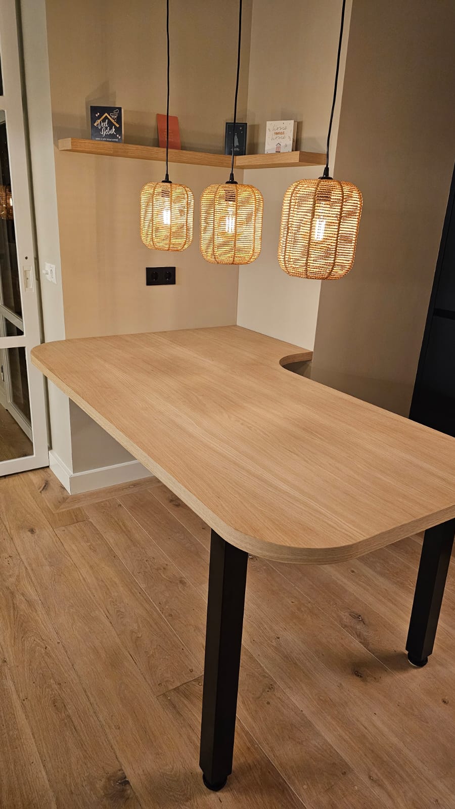 Maatwerk tafel eiken naturel