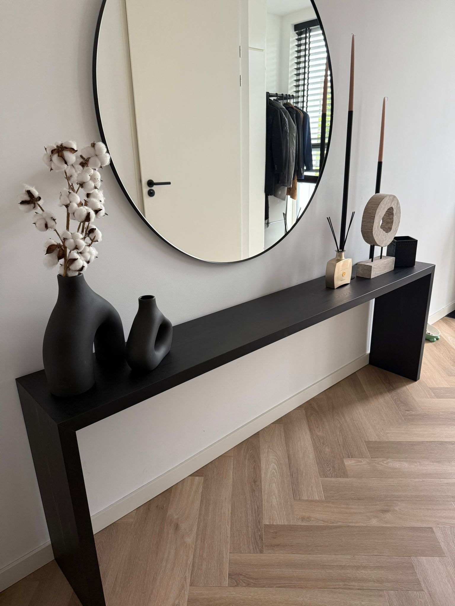 Sidetable of wandtafel zwart