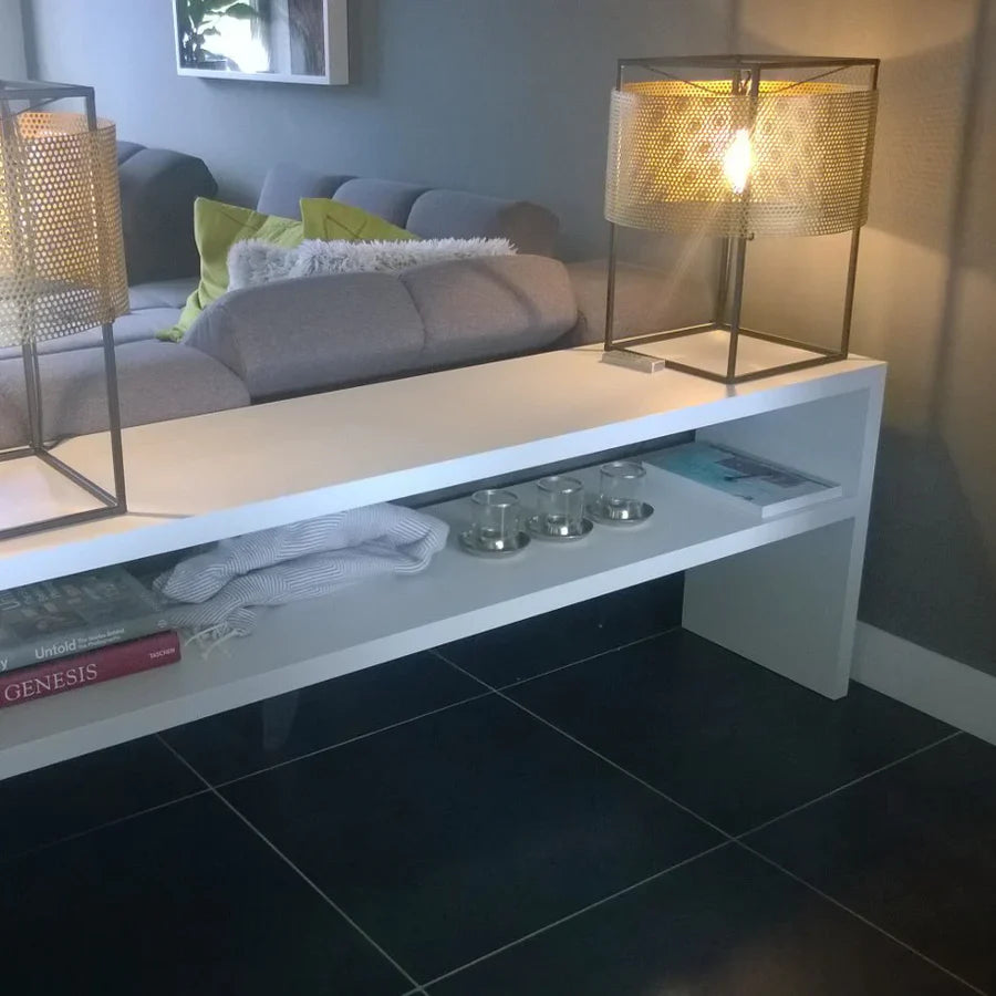Sidetable folie in woonkamer