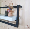 Plank met ophang frame