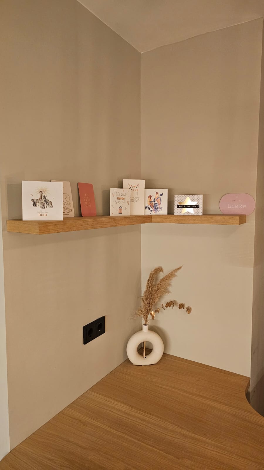 Zwevende planken hoekopstelling Pure