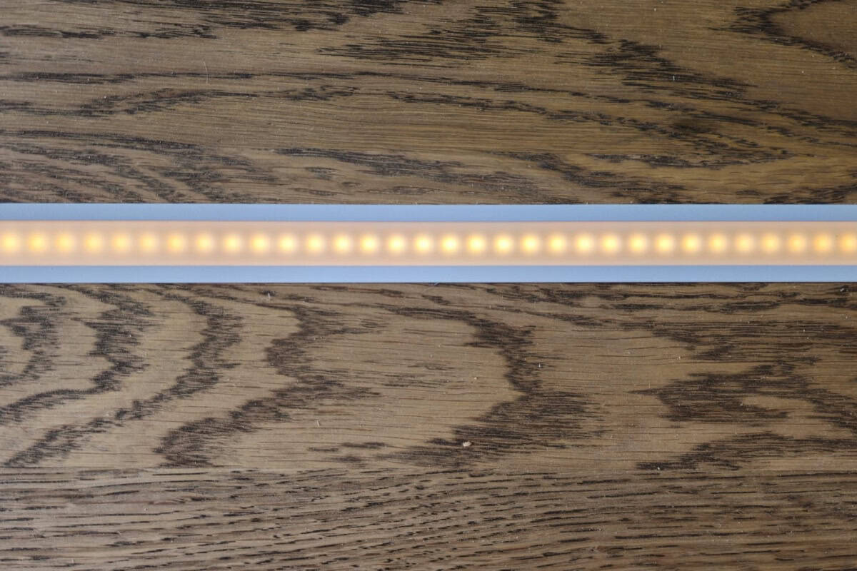 Wandplank met LED strip